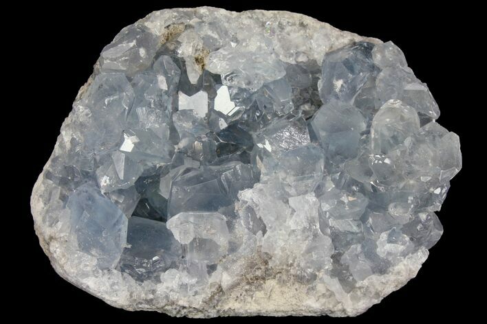 Sky Blue Celestine (Celestite) Crystal Cluster - Madagascar #139411